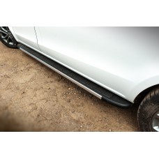 Бокові пороги Duru (2 шт., Алюміній) Довга (ExtraLong) для Mercedes Vito / V-class W447 2014- рр