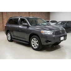 Бокові пороги Bosphorus Black (2 шт., Алюміній) для Toyota Highlander 2008-2013 рр