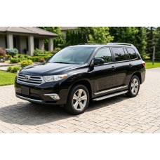 Бокові пороги Fullmond (2 шт., Алюміній) для Toyota Highlander 2008-2013 рр