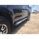 Бокові пороги Allmond Grey (2 шт., алюміній) для Toyota Hilux 2006-2015 рр