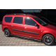 Боковые трубы Black (2 шт., нержавейка) для Dacia Logan MCV 2004-2014 гг
