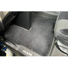 Текстильные коврики Deluxe (Черный) для MAN TGX 2020- гг