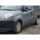 Боковые трубы Black (2 шт., нержавейка) 60мм, Стандартная база для Opel Combo 2012-2018 гг