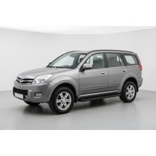 Боковые Подножки Allmond Black (2 шт., Алюминий) для GreatWall Haval/Hover H3 2005-2013 гг