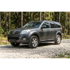 Боковые пороги Bosphorus Black (2 шт., алюминий) для GreatWall Haval/Hover H3 2005-2013 гг
