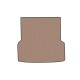 Резиновый коврик в багажник (Бежевый) для Mercedes EQS 2021- гг