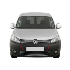 Цельная решетка бампера из нержавеющей стали для Volkswagen Caddy 2010-2015 гг