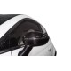 Накладки на дзеркала 2007-2015 (2 шт., натуральний карбон) для Fiat 500/500L