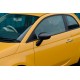 Накладки на Зеркала 2007-2015 (2 шт., Натуральный Карбон) для Fiat 500/500L