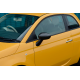 Накладки на Зеркала 2007-2015 (2 шт., Натуральный Карбон) для Fiat 500/500L