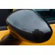 Накладки на Зеркала 2007-2015 (2 шт., Натуральный Карбон) для Fiat 500/500L