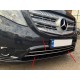 Накладки на решітку бампера (2 шт, нерж) Vito вантажний (хром) для Mercedes Vito/V-class W447 2014- рр