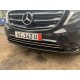 Накладки на решітку бампера (2 шт, нерж) Vito вантажний (чорний хром) для Mercedes Vito / V-class W447 2014- рр