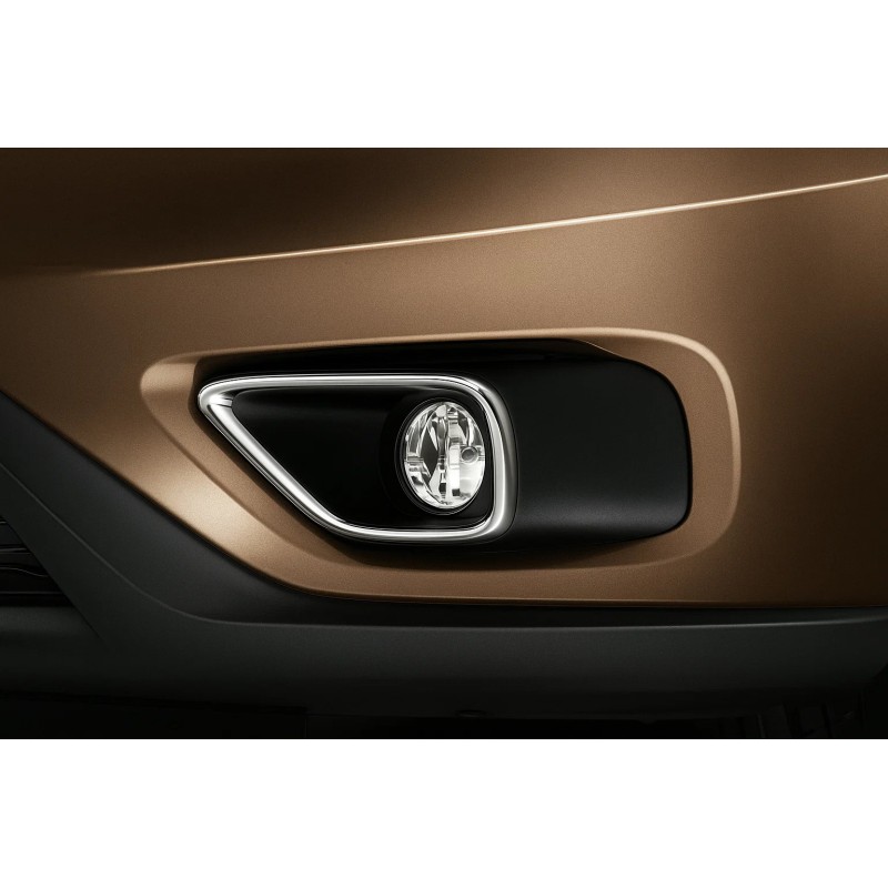 Окантовки противотуманных фар 2015-2025 (2 шт., нерж. сталь) для Fiat Doblo II