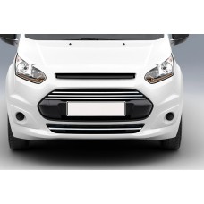 Накладки на передній бампер і решітку (4 шт, нерж) для Ford Connect 2014-2021 рр