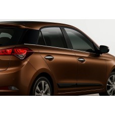 Нижні молдинги стекол (6 шт., Нерж) для Hyundai I-20 2014-2020 рр