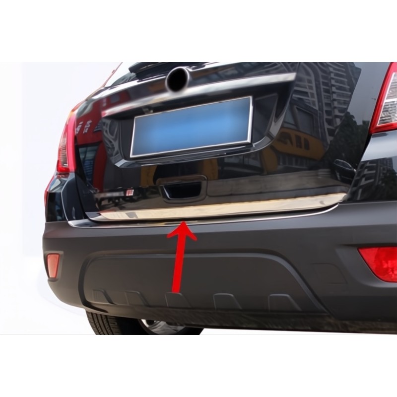 Кромка багажника (нерж.) Carmos - Турецкая сталь для Opel Mokka 2012-2021 гг