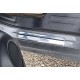 Накладки на пороги OmsaLine (4 шт, нерж) для Nissan X-trail T32 / Rogue 2014-2021 рр