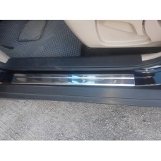 Накладки на пороги OmsaLine (4 шт, нерж) для Nissan X-trail T32 / Rogue 2014-2021 рр