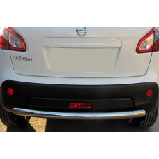 Задня дуга пряма (нерж.) для Nissan Qashqai 2007-2010 рр
