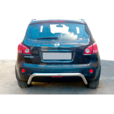 Задняя дуга AK007 (нержавейка) для Nissan Qashqai 2010-2014 гг
