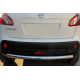 Задня дуга пряма (нерж.) для Nissan Qashqai 2010-2014 рр