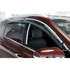 Вітровики з хромованим молдингом Long (HIC, 4 шт) для Lexus LS 2007-2017 рр