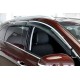 Вітровики з хромованим молдингом Long (HIC, 4 шт) для Lexus LS 2007-2017 рр