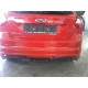 Накладка на задний бампер HB (под покраску) для Ford Focus III 2011-2017 гг