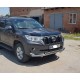 Передній захист ST014 (нерж) 70/42 мм для Toyota Land Cruiser Prado 150