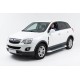 Боковые Подножки Allmond White (2 шт., Алюминий) для Opel Antara 2006-2017 гг
