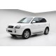 Боковые Подножки Allmond White (2 шт., Алюминий) для Hyundai Tucson JM 2004- гг