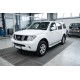 Боковые Подножки Allmond White (2 шт., Алюминий) для Nissan Pathfinder R51 2005-2014 гг