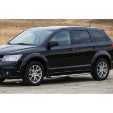 Бокові пороги BlackLine (2 шт, алюміній) для Fiat Freemont 2011-2016 рр