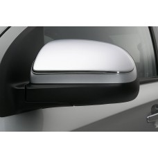 Накладки на дзеркала (2 шт., нерж.) для Chevrolet Aveo T250 2005-2011 рр