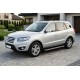 Боковые Подножки BlackLine (2 шт, Алюминий) для Hyundai Santa Fe 2 2006-2012 гг