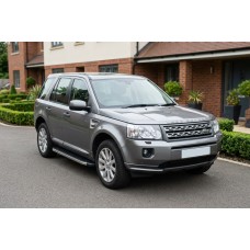 Боковые Подножки BlackLine (2 шт, Алюминий) для Land Rover Freelander II 2006–2014 гг