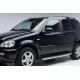 Боковые Подножки BlackLine (2 шт, Алюминий) для Mercedes ML W163 1997-2005 гг