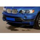 Накладка на передній бампер дорестайл (під фарбування) для BMW X5 E-53 1999-2006 рр
