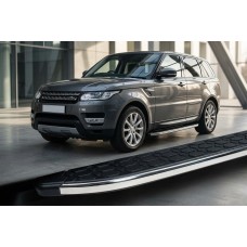 Боковые Подножки BlackLine (2 шт, Алюминий) для Range Rover Sport 2014-2022 гг