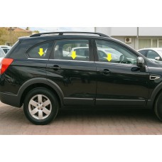 Нижня окантовка вікон (6 шт, нерж) для Chevrolet Captiva 2006-2019 рр