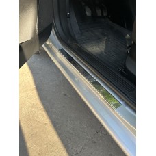 Накладки на пороги Carmos V1 (4 шт, нерж.) для Fiat Linea 2006-2018 рр