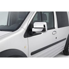 Накладки на Зеркала Вариант №2 (2 шт, пластик) для Ford Connect 2010-2013 гг