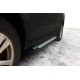Боковые Подножки Allmond Grey (2 шт., Алюминий) для Hyundai Santa Fe 2 2006-2012 гг