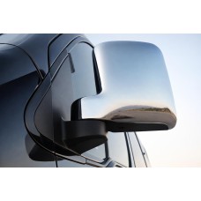 Хромированные Накладки на Зеркала (2 шт., пластик) для Ford Connect 2006-2009 гг