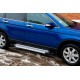 Боковые Подножки Allmond Grey (2 шт., Алюминий) для Honda CRV 2007-2011 гг