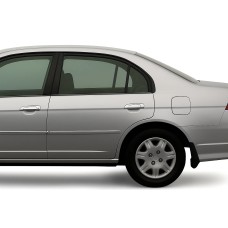 Накладки на ручки (8 шт, пласт) для Honda Civic Sedan VII 2001-2006 рр