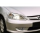 Накладка на фари (2 шт, пласт) для Honda Civic Sedan VII 2001-2006 рр