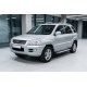 Боковые Подножки Allmond Grey (2 шт., Алюминий) для Kia Sportage 2004-2010 гг
