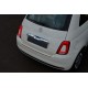 Накладка на задний бампер 3D/Cabrio (OmsaLine, нержавейка) для Fiat 500/500L 2013-2022 гг
